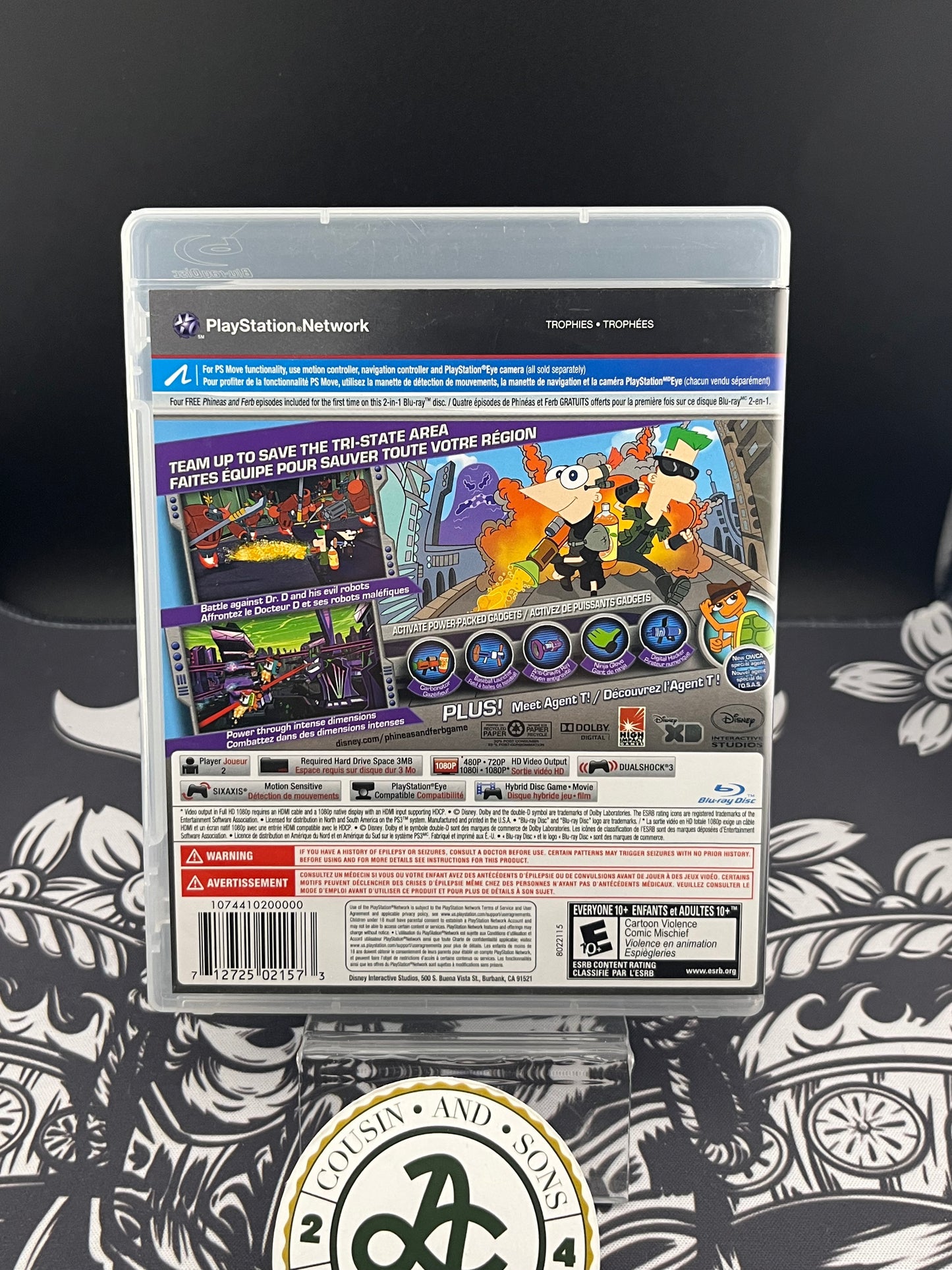 Phineas and Ferb Across the 2nd Dimension PS3 CIB