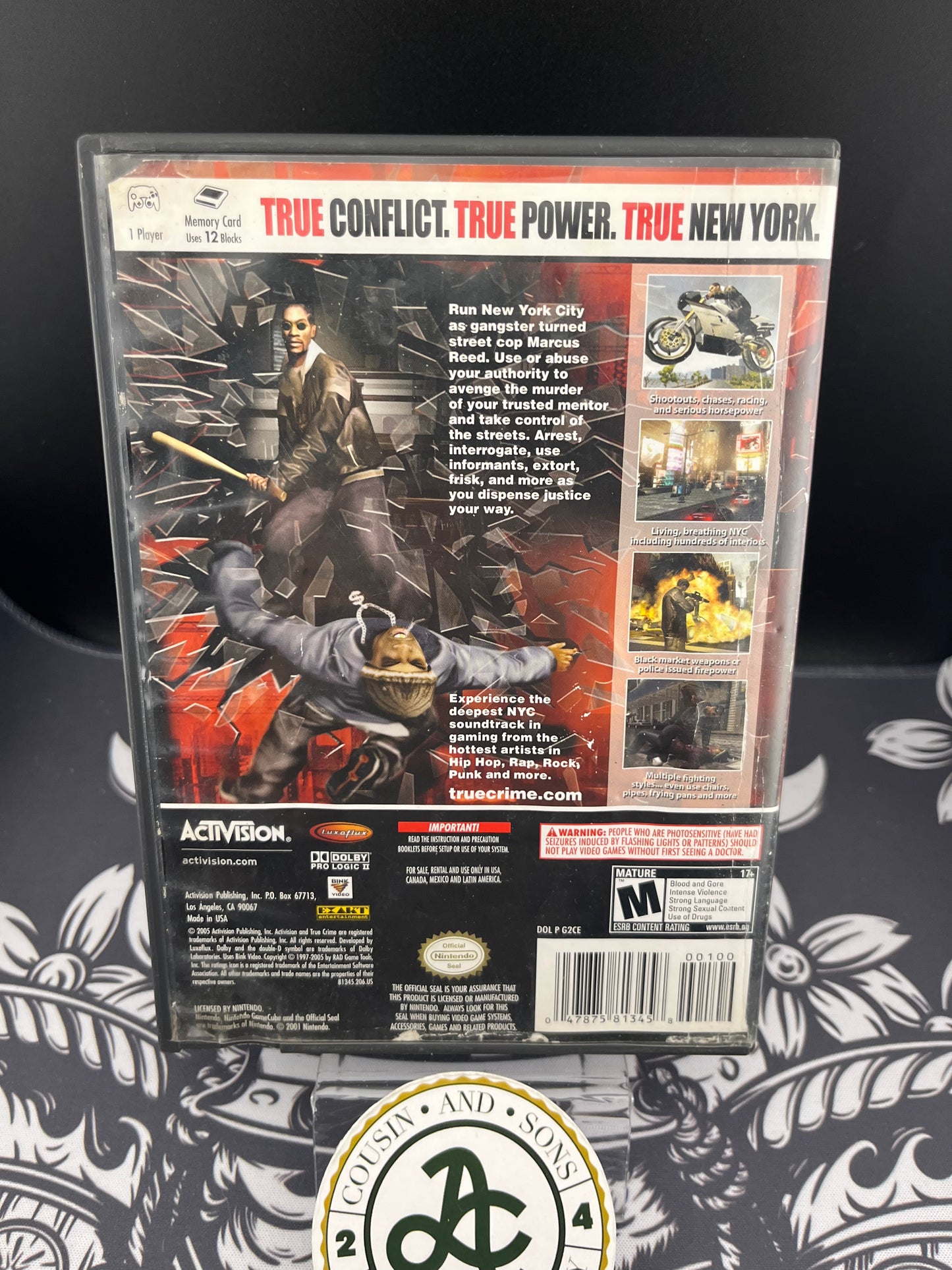 True Crime New York City GameCube No Manual