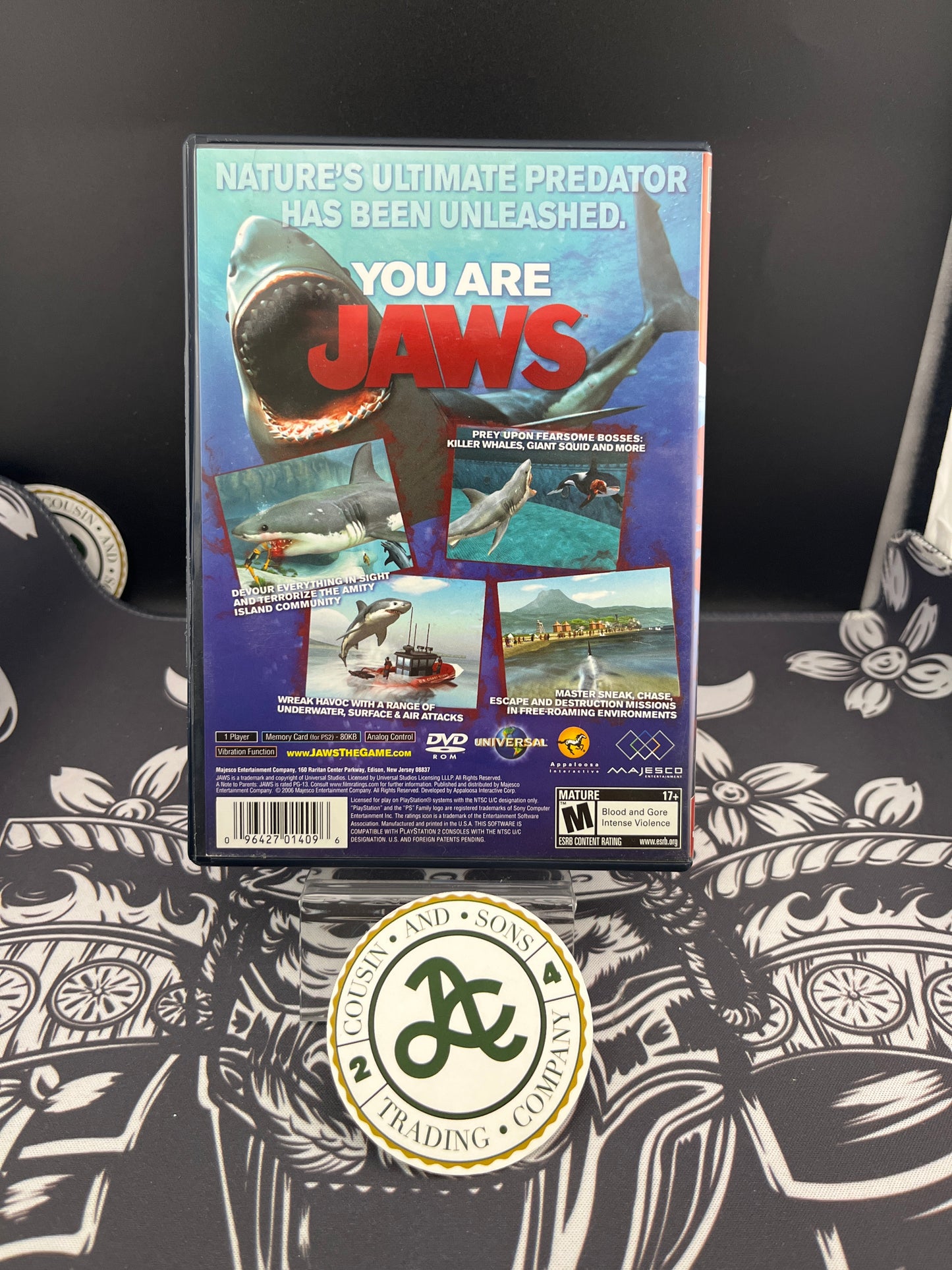 Jaws Unleashed PS2 GH CIB