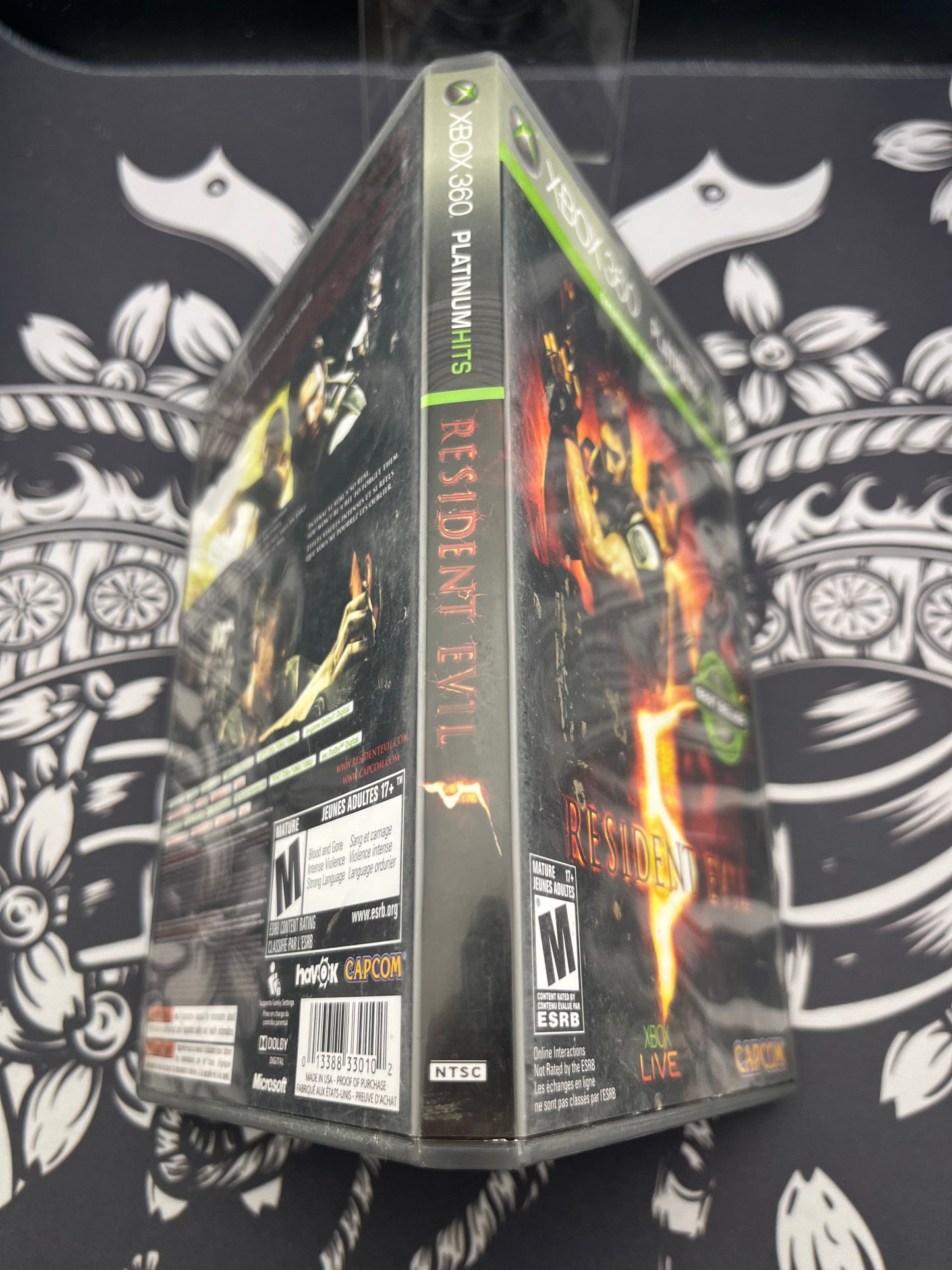 Resident Evil 5 Platinum Hits Xbox 360 CIB