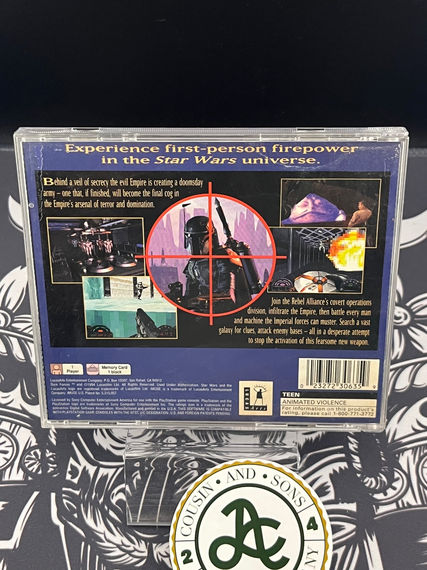 Star Wars Dark Forces PS1 CIB