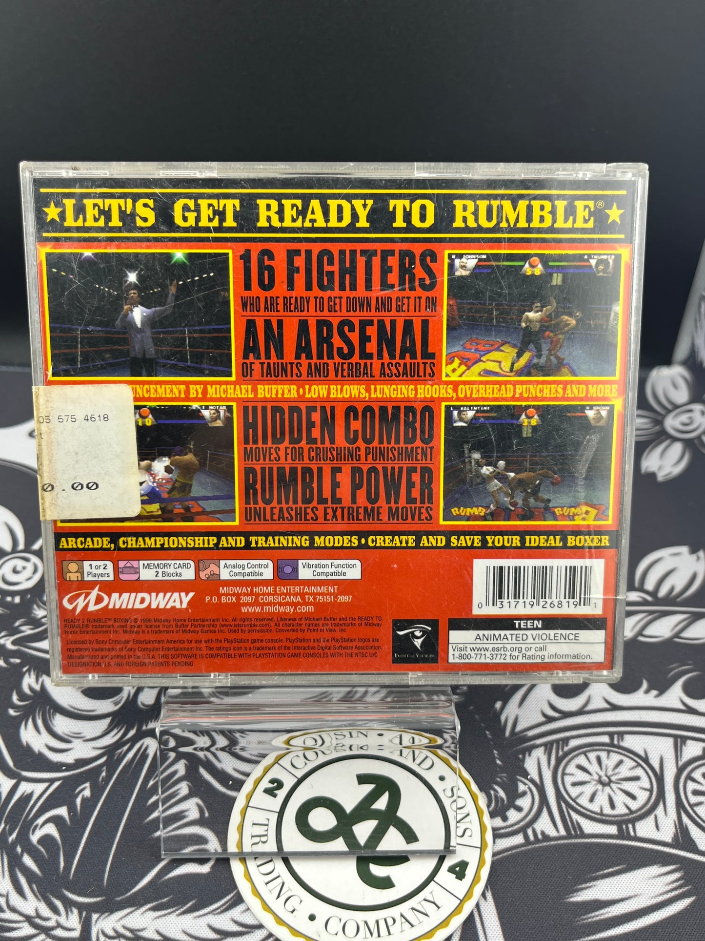 Ready 2 Rumble boxing  PS1 CIB