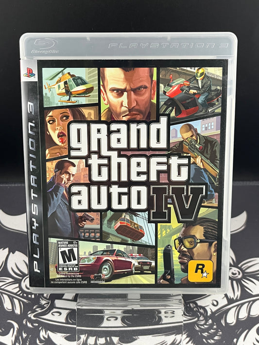 Grand Theft Auto IV PS3 CIB with map