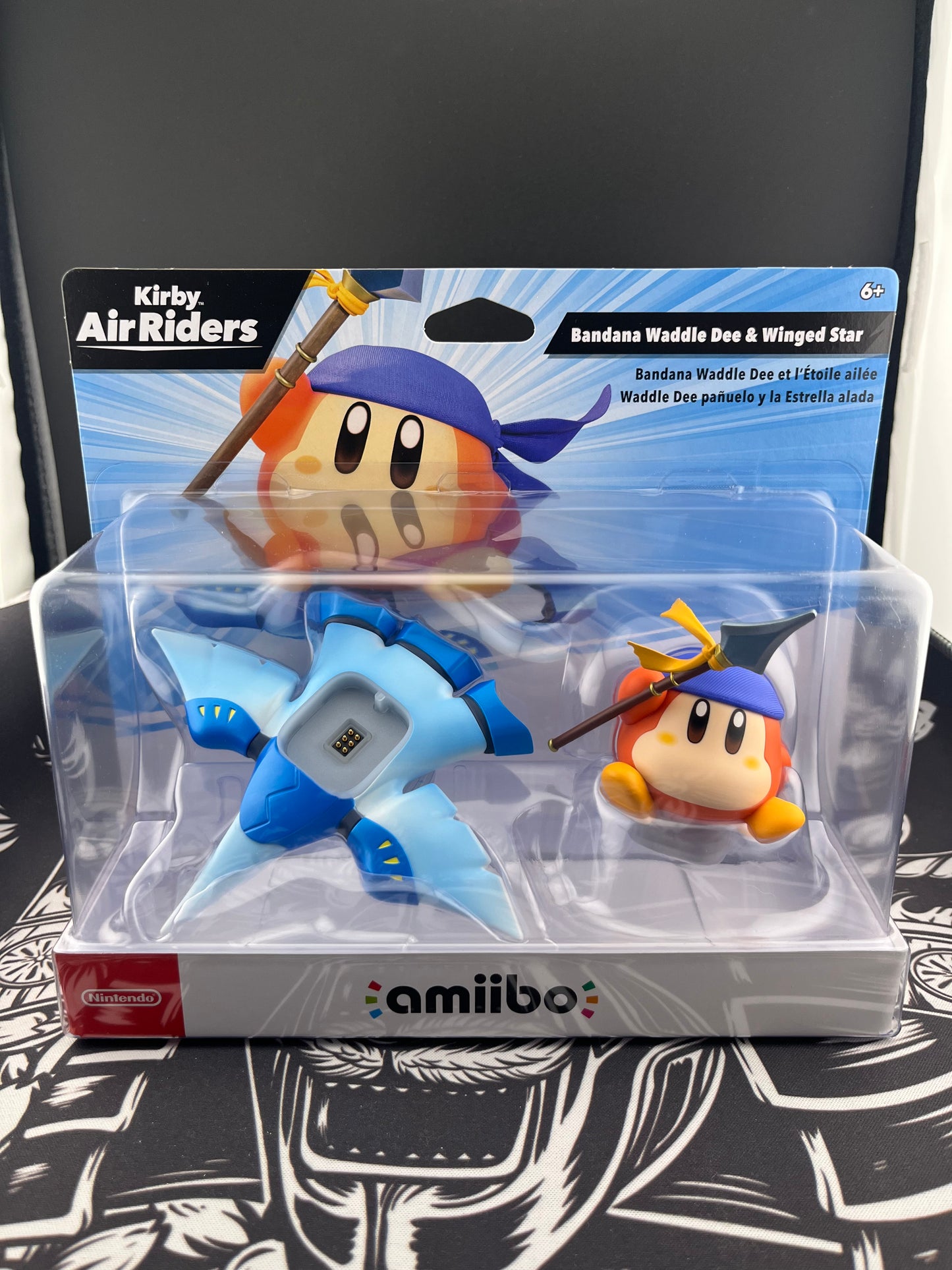 Kirby AirRiders Bandana Waddle Dee & Winged Star amiibo