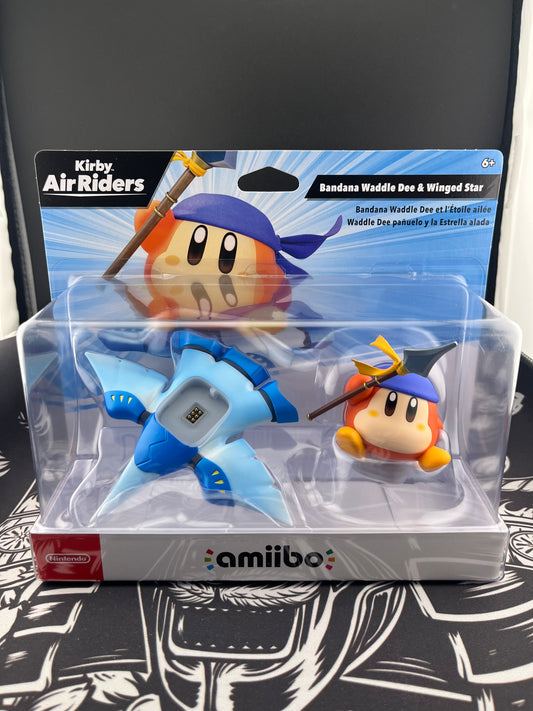Kirby AirRiders Bandana Waddle Dee & Winged Star amiibo
