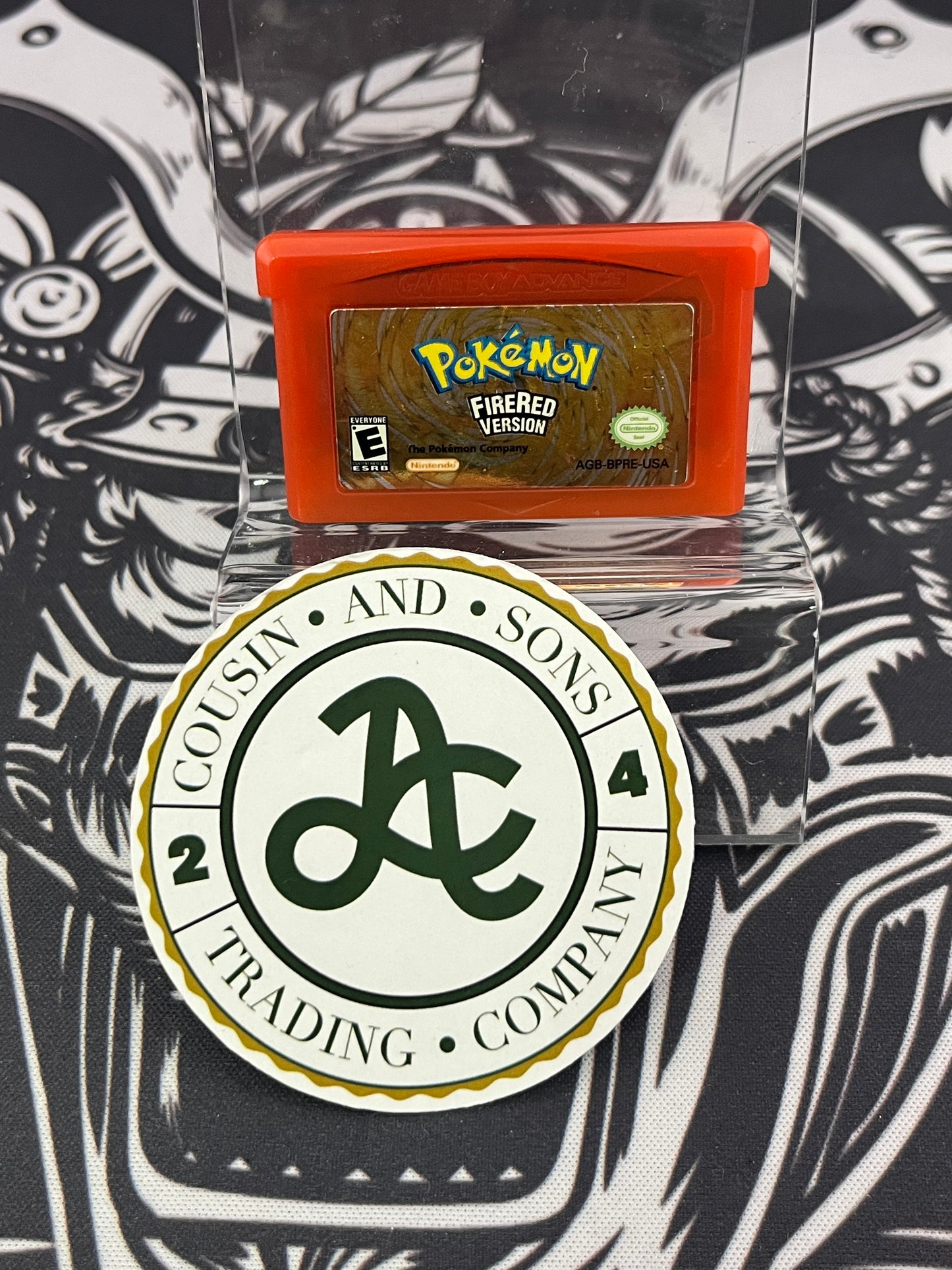 Pokémon Firered GBA Loose okay Label