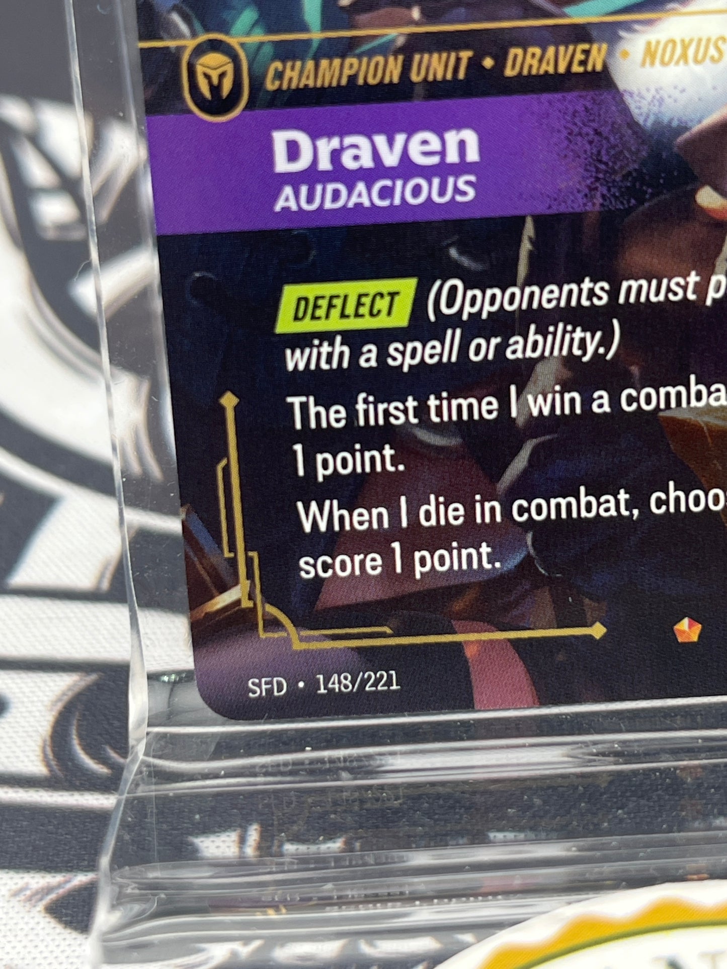 Draven - Audacious SFD 148/221 Epic Spiritforged Riftbound ENG NM