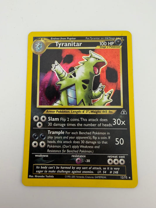 Tyranitar- Neo Discovery Holo 12/75 NM