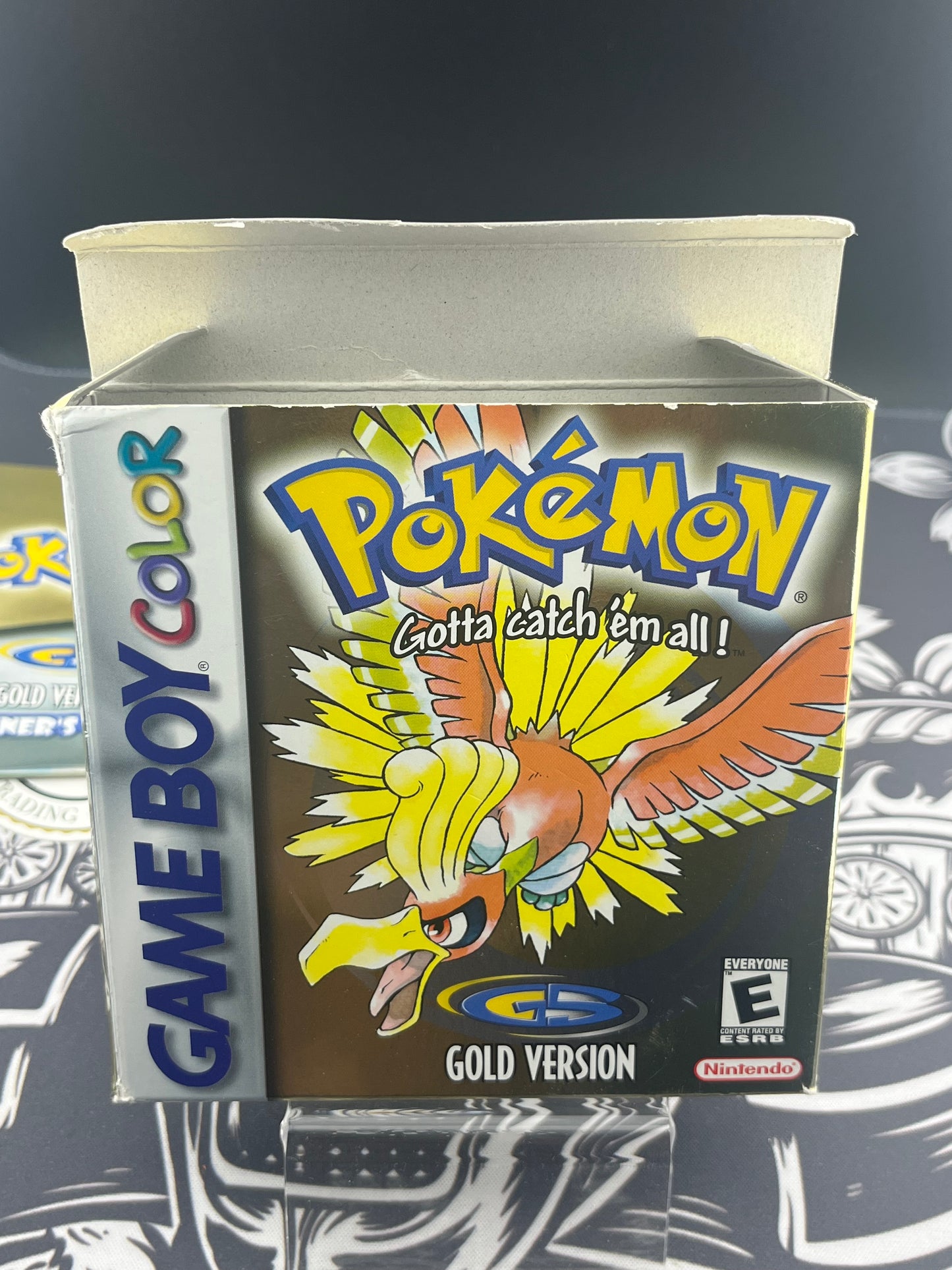 Pokémon Gold Gameboy Box Manual and Inserts Only