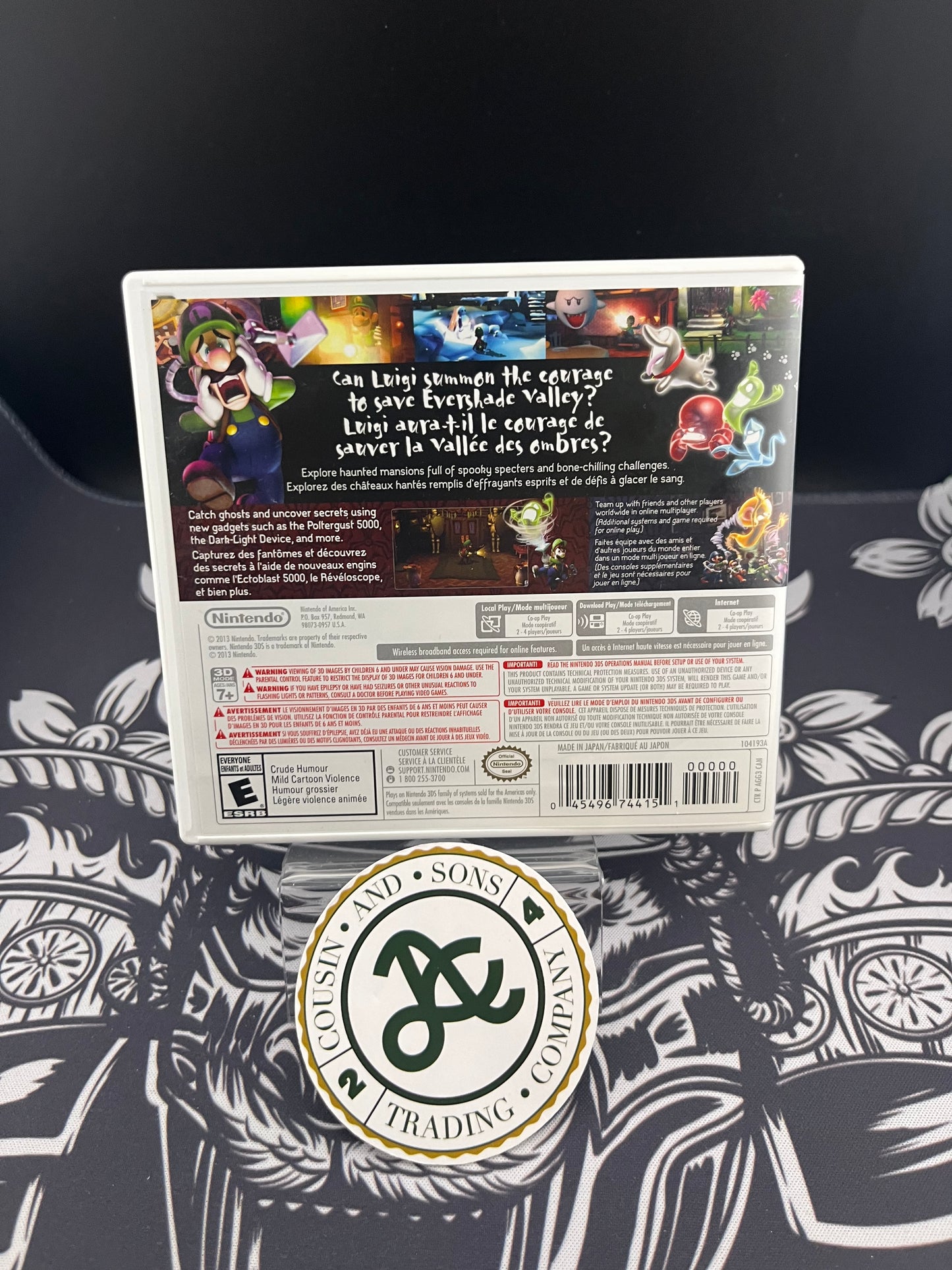 Luigi Mansion Dark Moon 3DS CIB Nintendo Selects