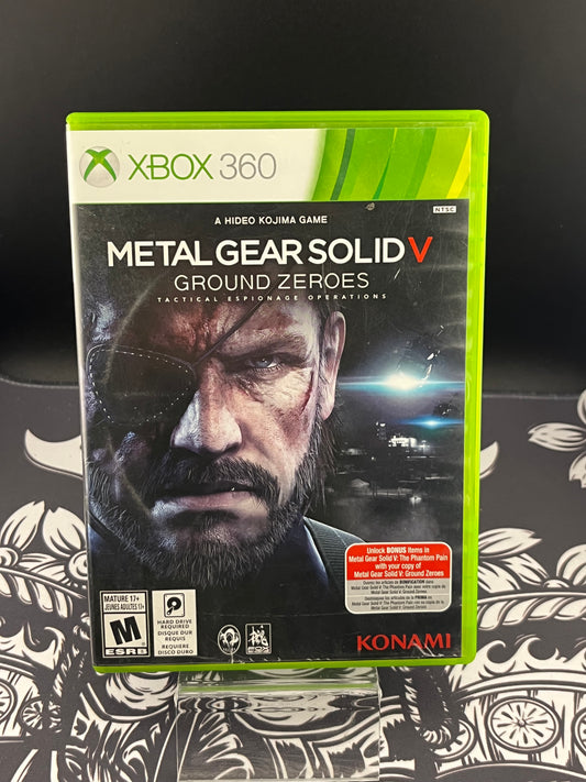 Metal Gear Solid V Ground Zeroes Xbox 360 CIB
