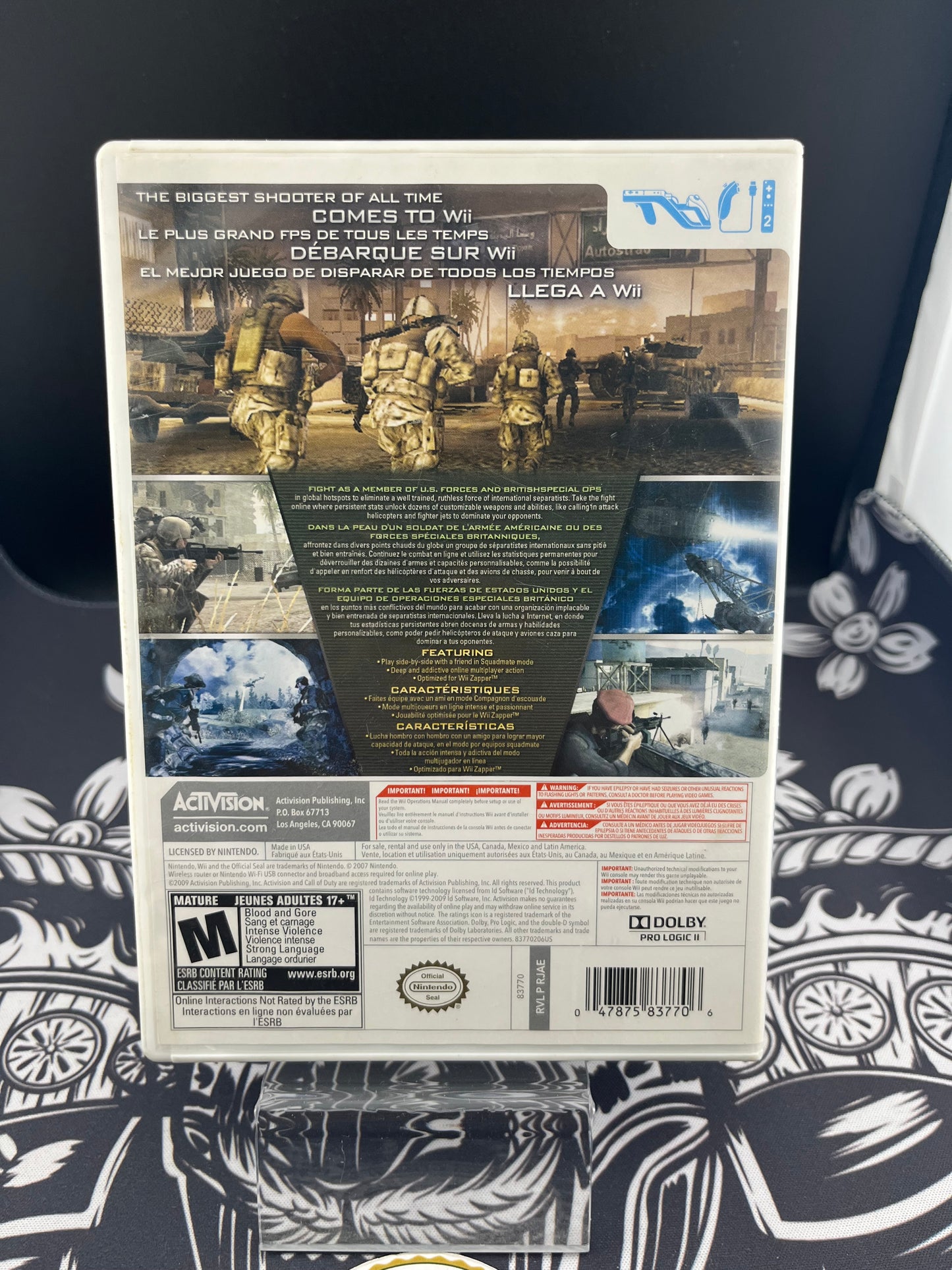 Call of Duty Modern Warfare MW Wii CIB