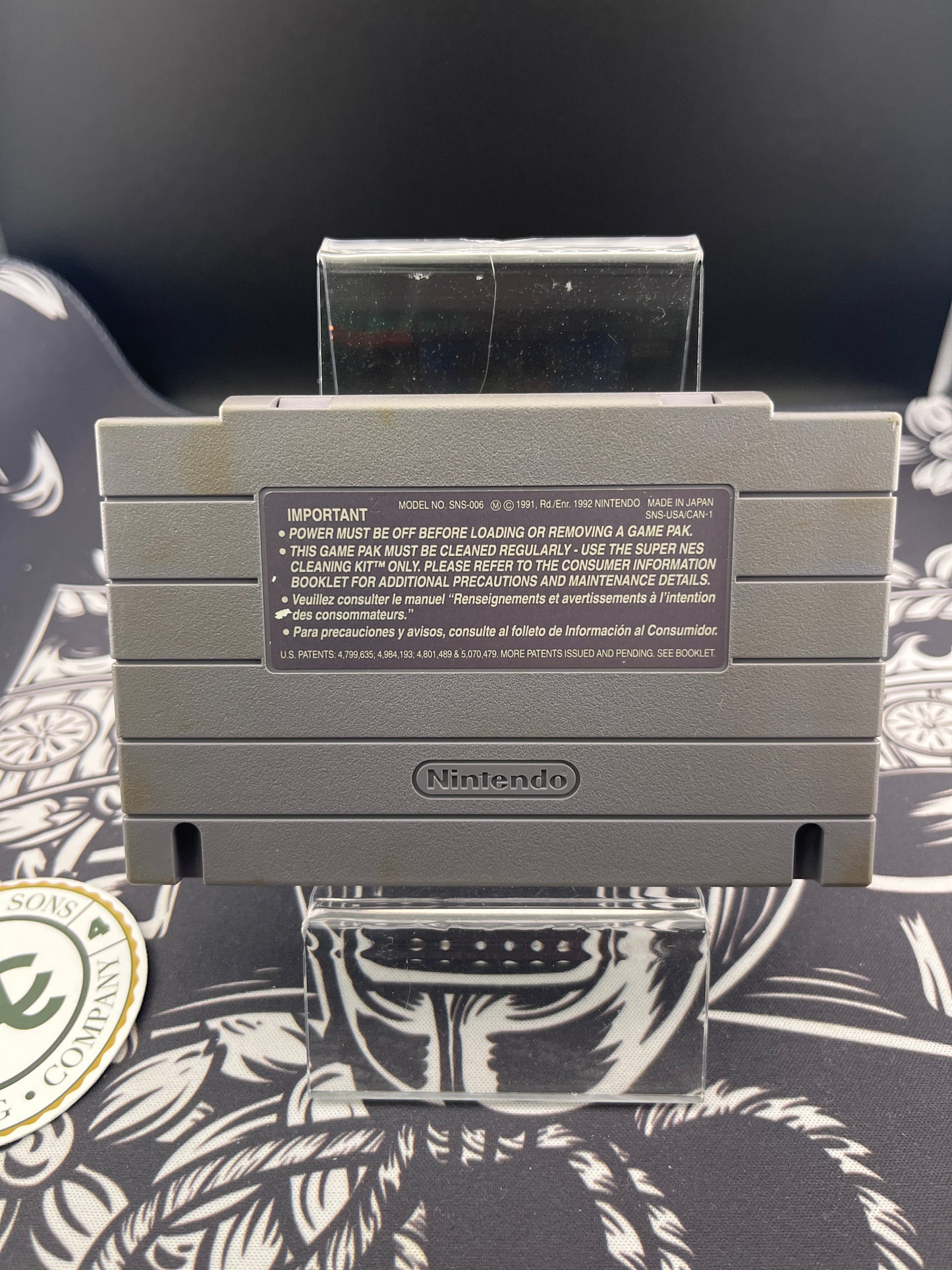 Super Mario World SNES Loose Cartridge