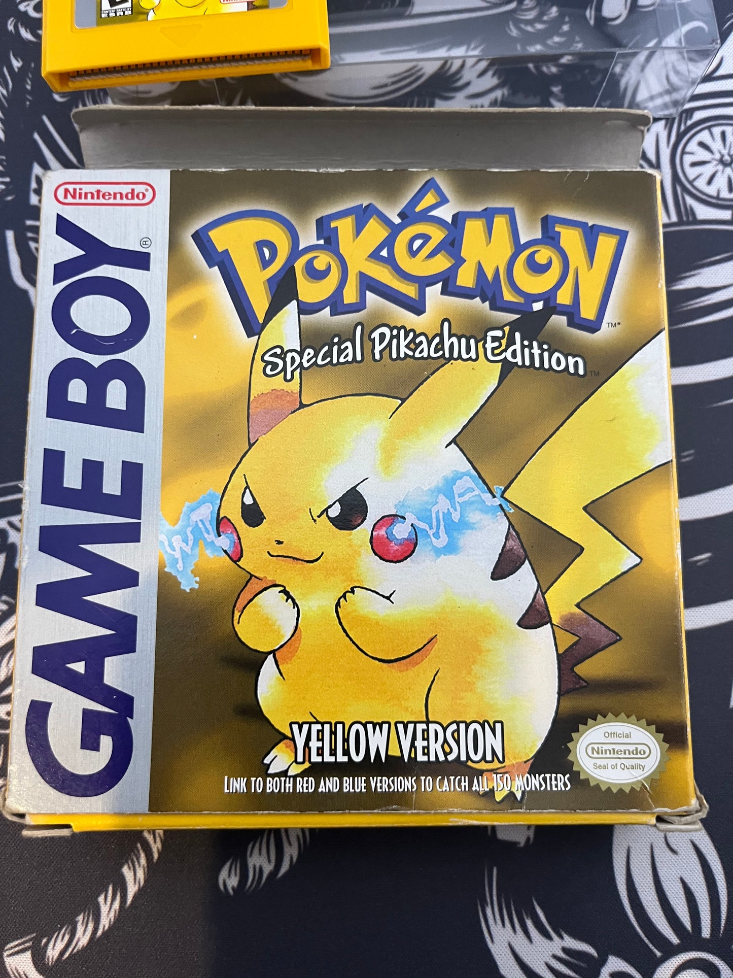 Pokémon Yellow Second Print Game and Box