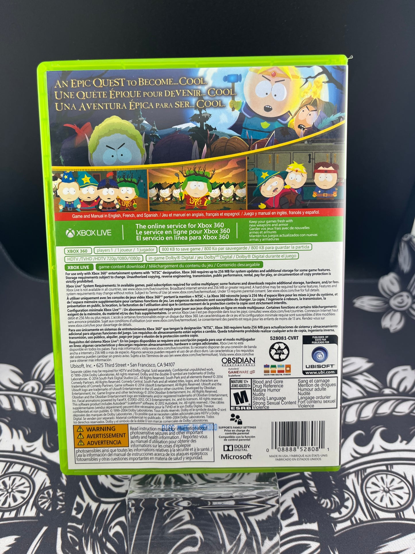 South Park the Stick of Truth Xbox 360 CIB