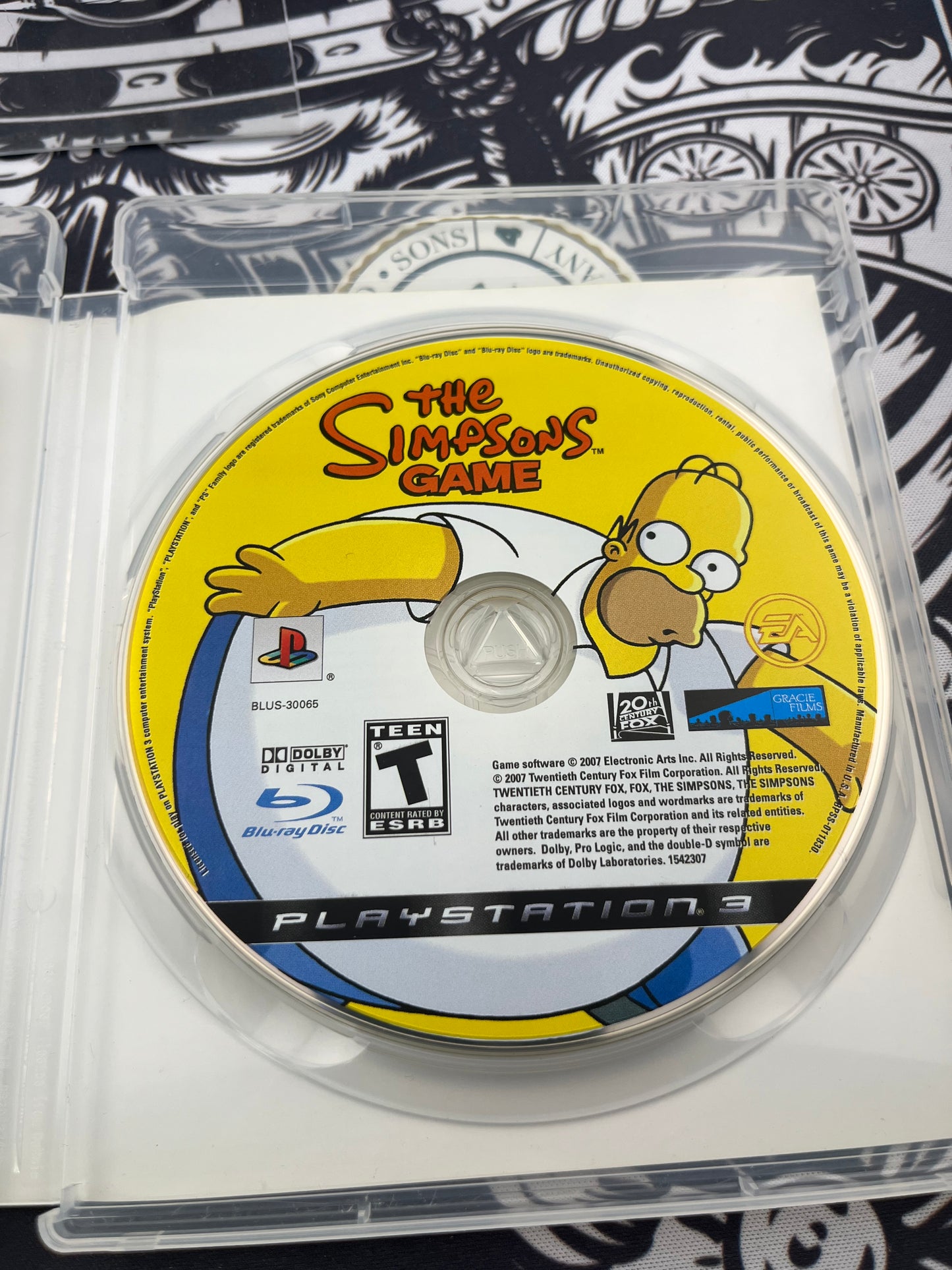 The Simpsons Game PS3 + Poster - No Manual