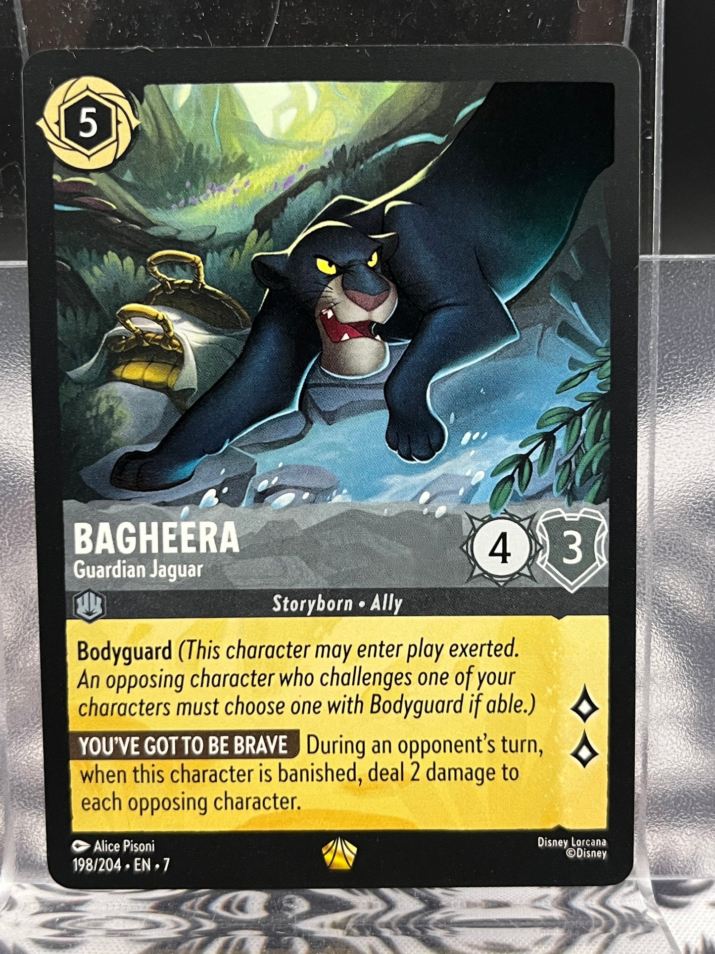Bagheera - Guardian Jaguar 198/204 Disney Lorcana Archazia's Island LEGENDARY