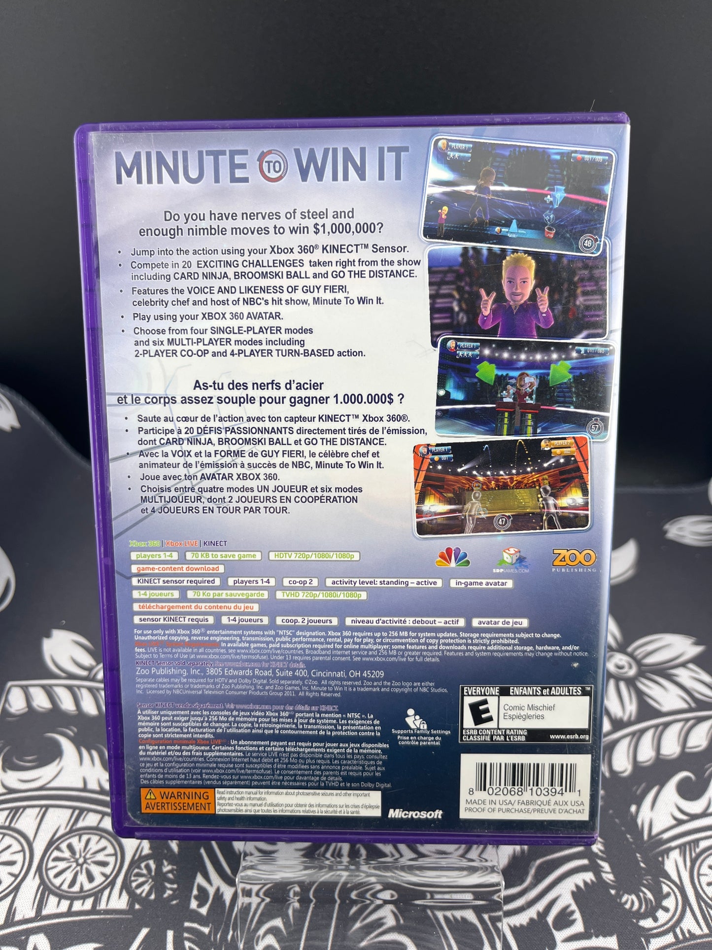 Minute to Win it Xbox 360 CIB