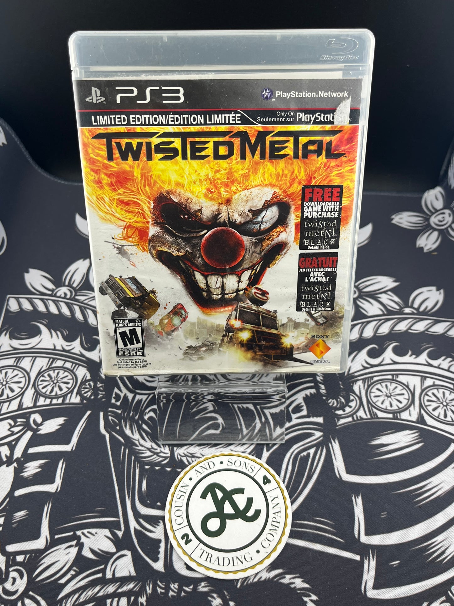 Twisted Metal Limited Edition PS3 CIB (Manual Water Damaged)