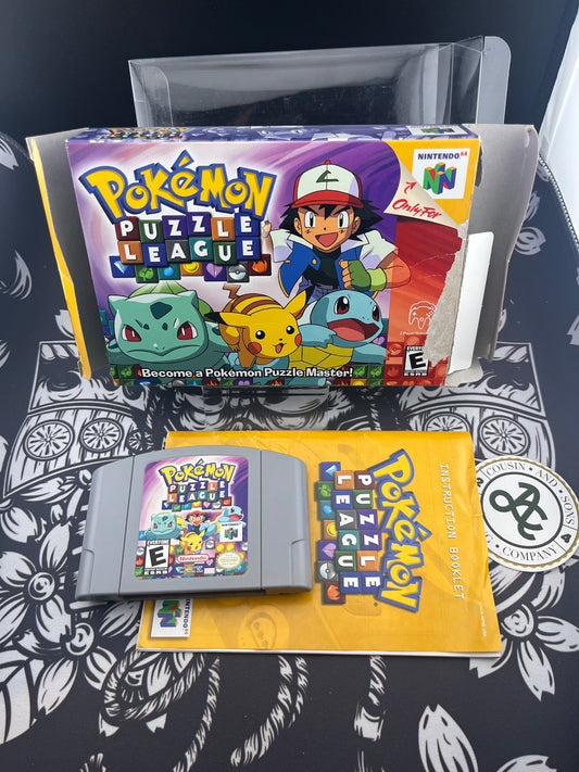 Pokémon Puzzle League N64 CIB