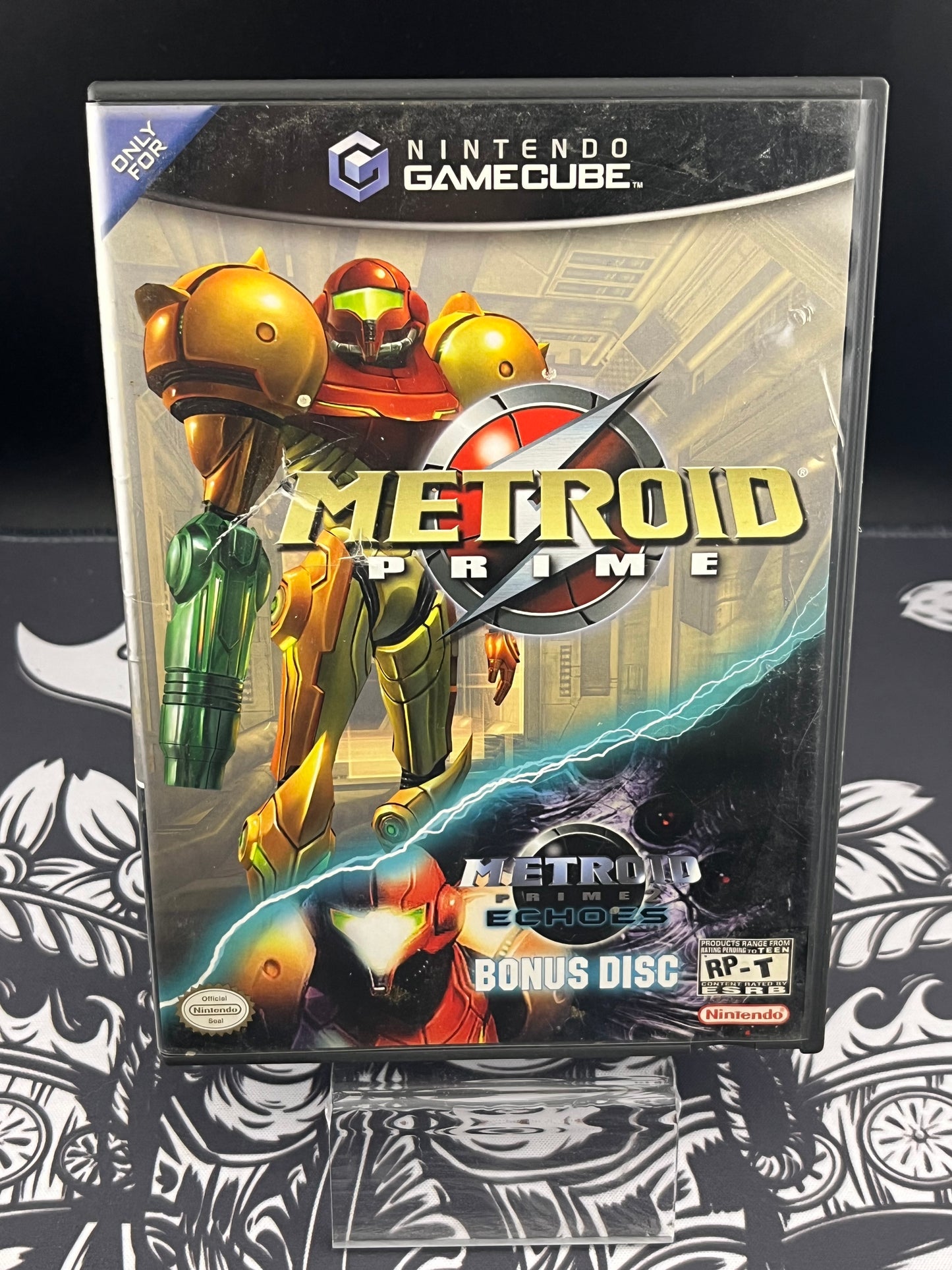 Metroid Prime + Metroid Prime Echoes Bonus disc GameCube GC CIB