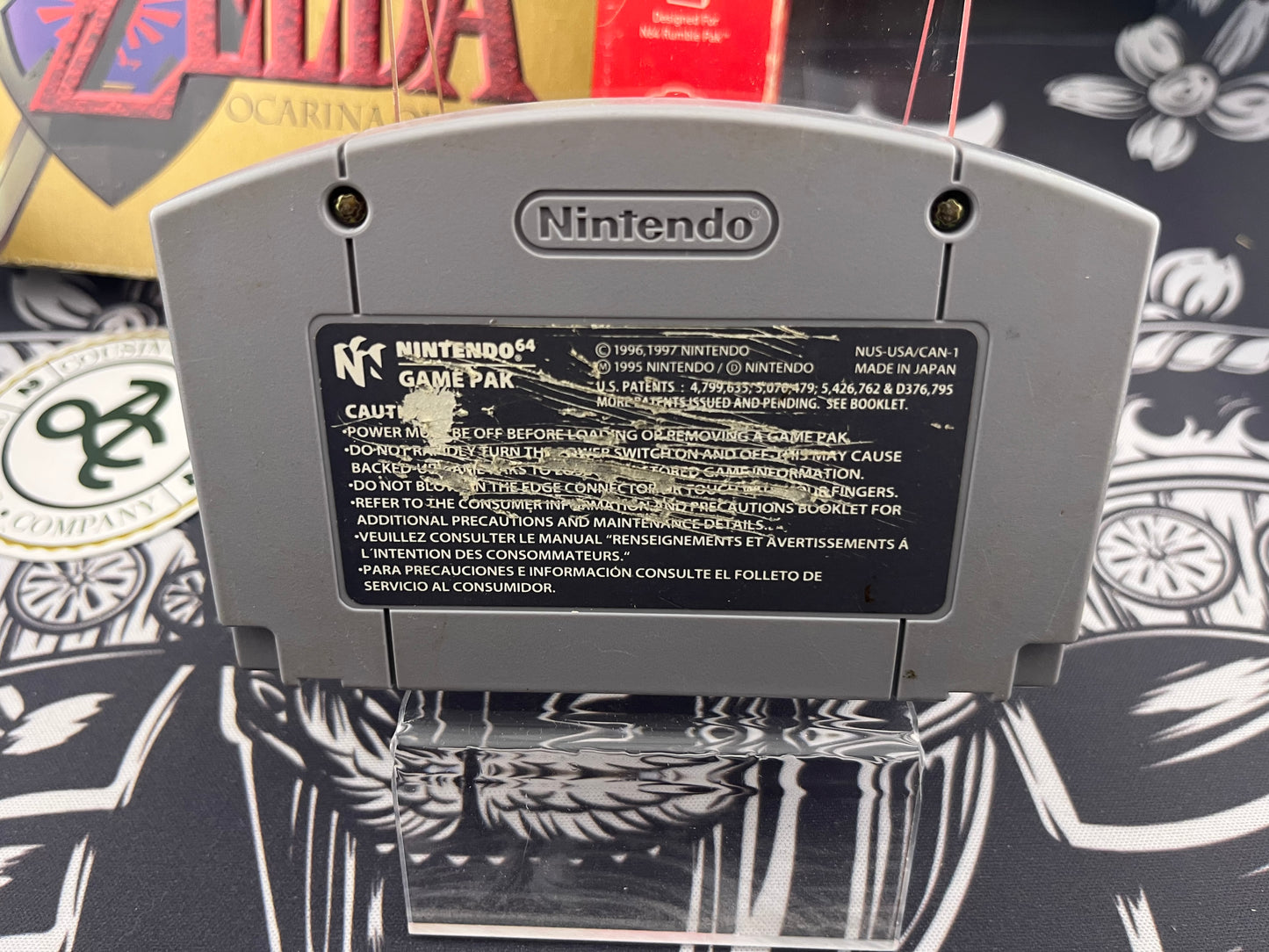 Zelda Ocarina of Time N64 CIB