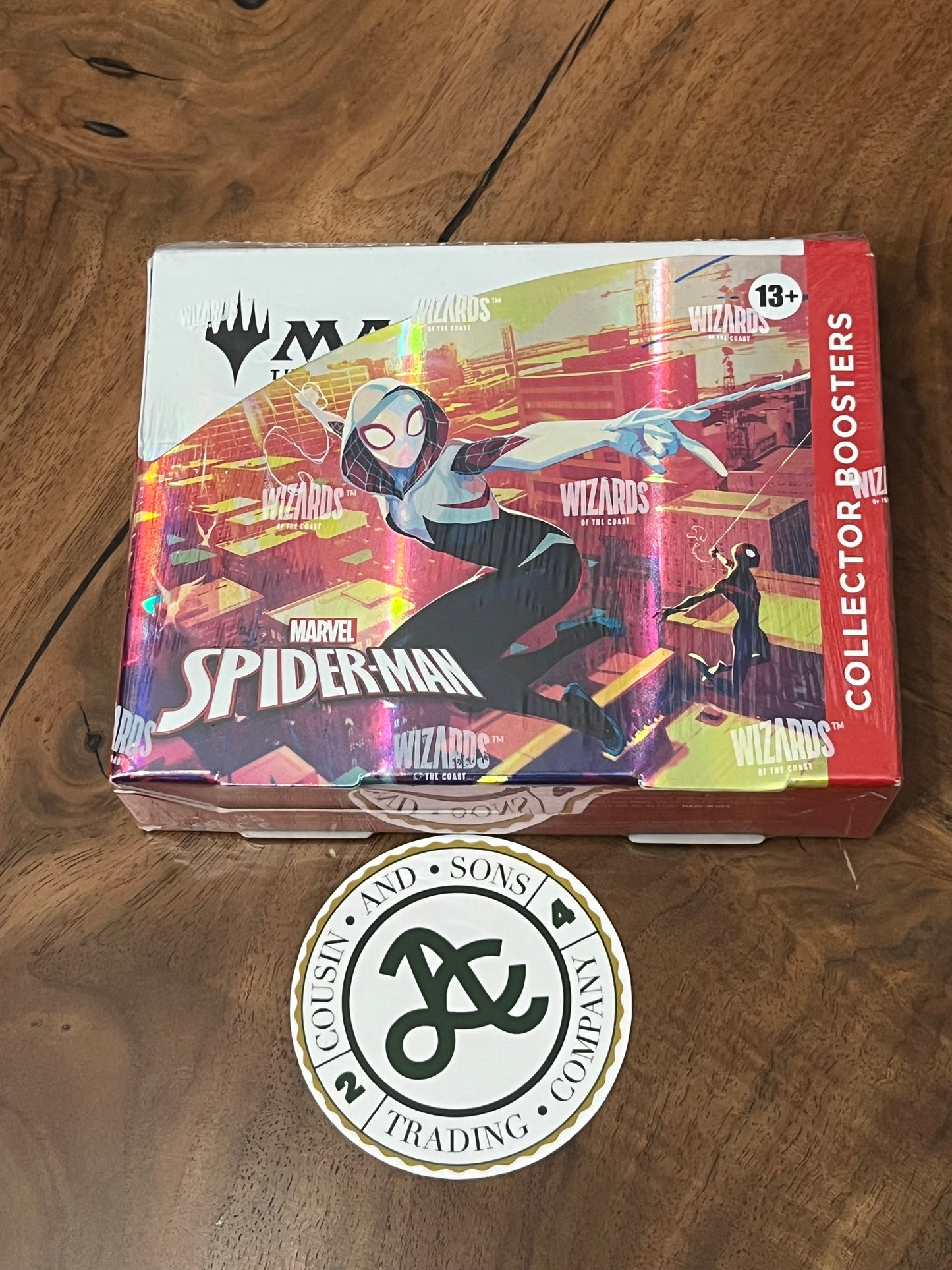 Marvel Spiderman Magic the Gathering Collectors Booster Box Small Dent