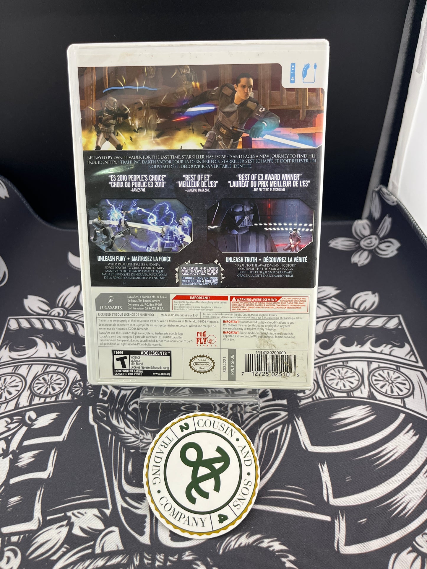 Star Wars Force Unleashed 2 Wii CIB