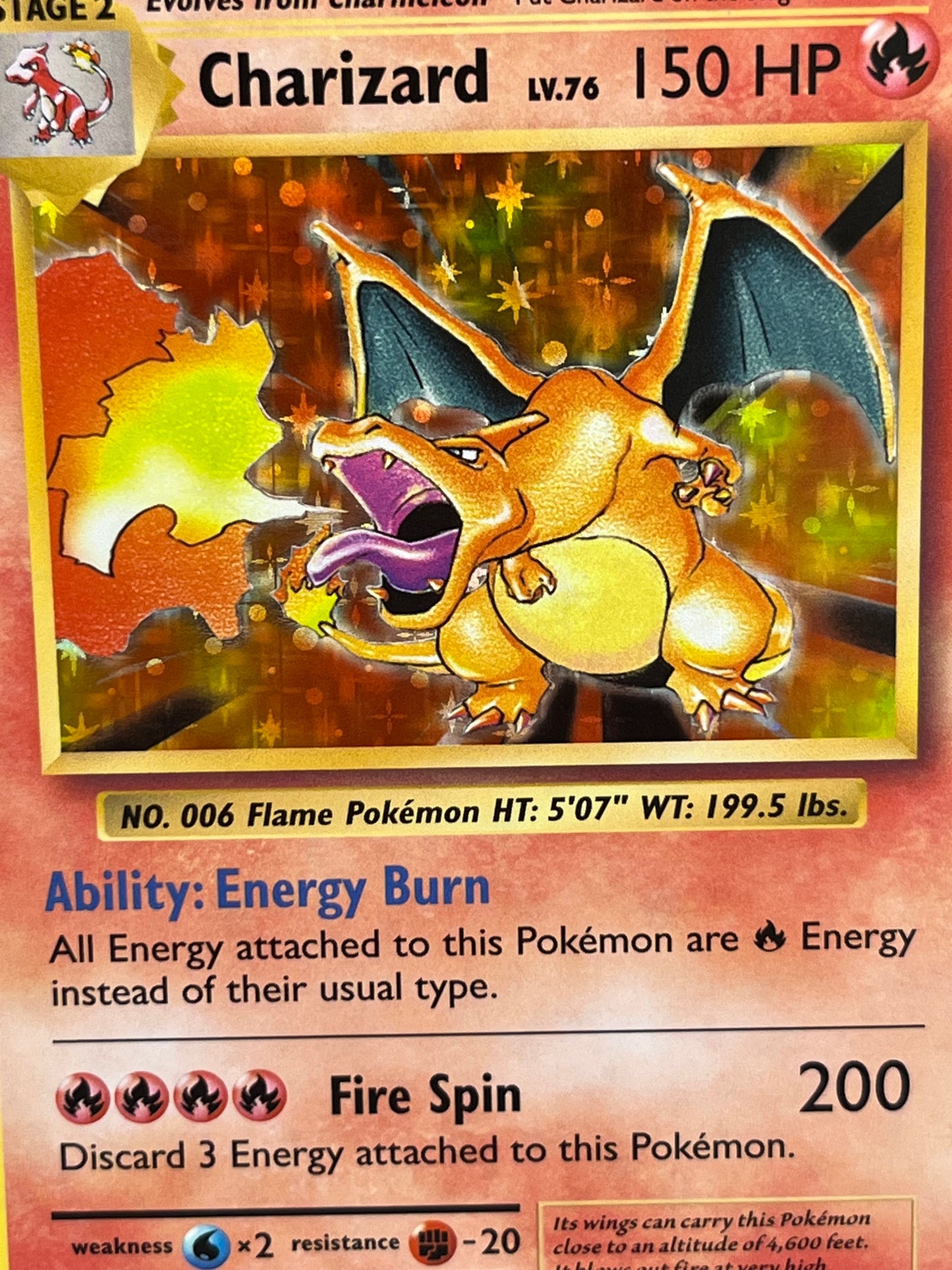 Charizard Holo 11/108 NM