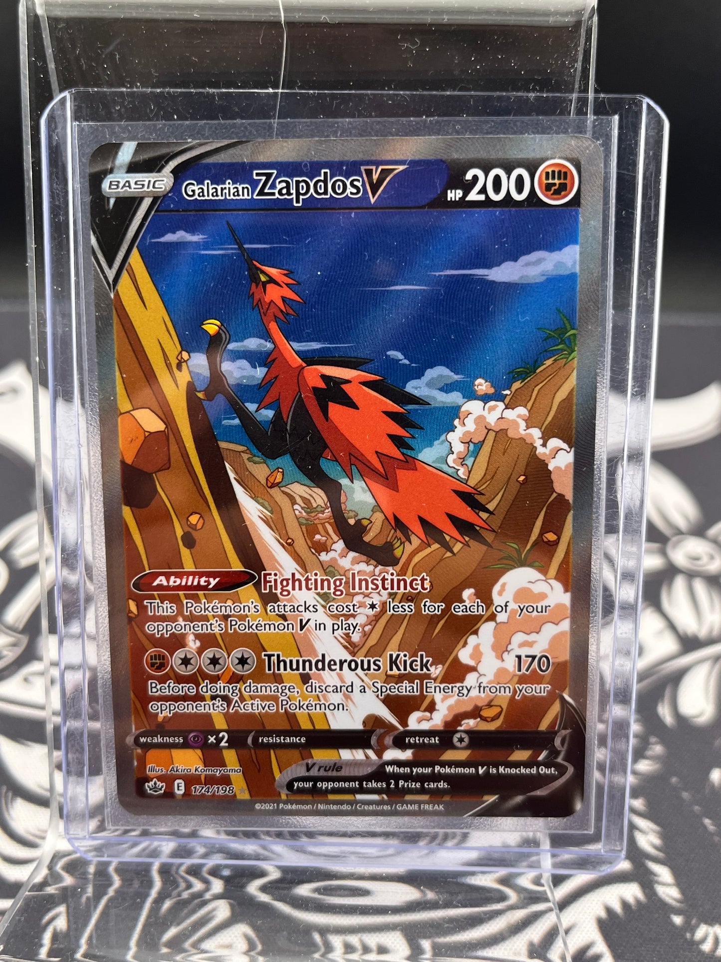 Galarian Zapdos V 174/198 Alternative Art NM