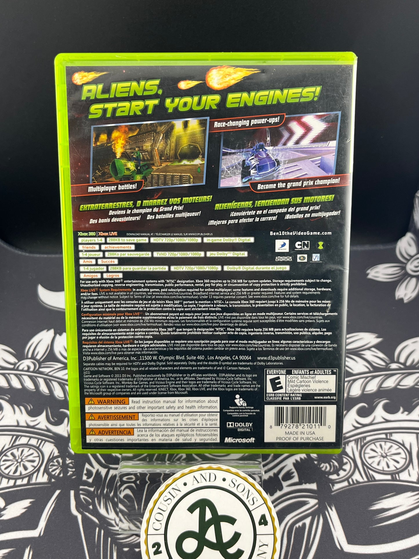 Ben 10 Galatic Racing Xbox 360 CIB