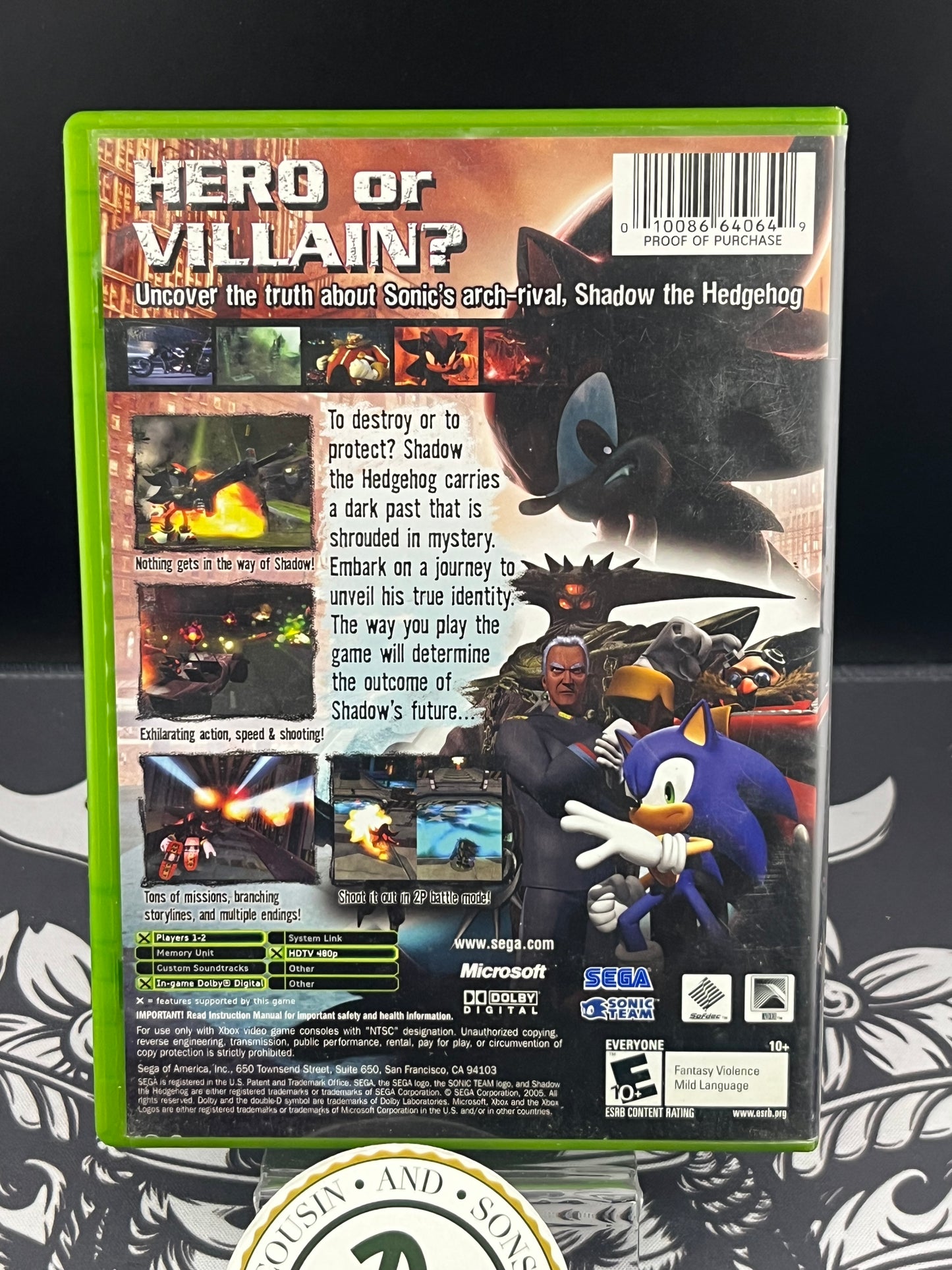 Shadow Xbox CIB