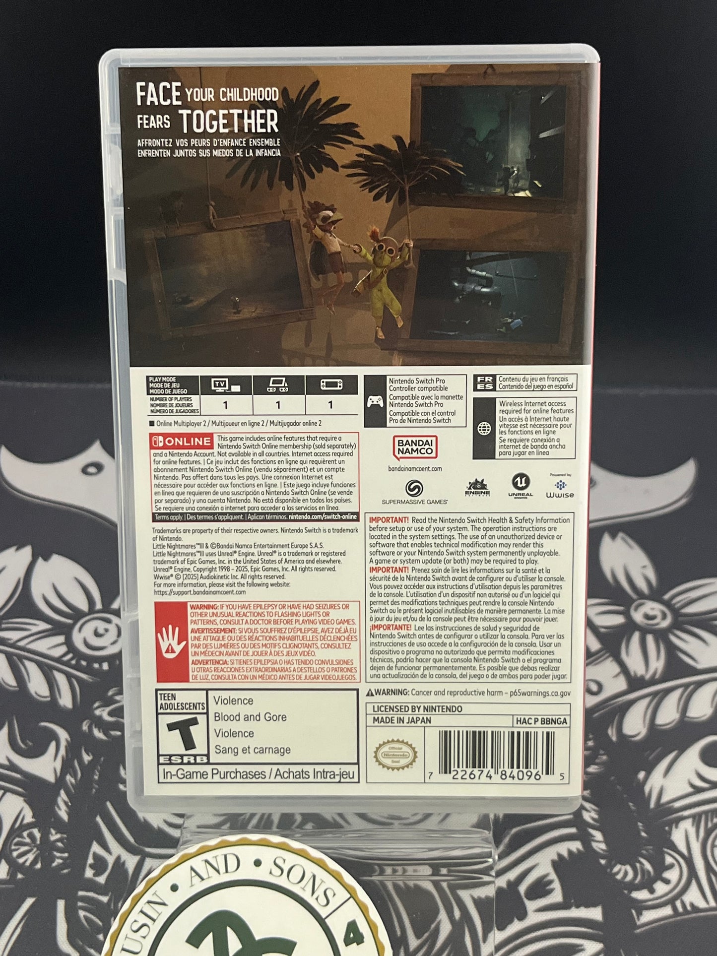 Little Nightmares 3 Switch CIB