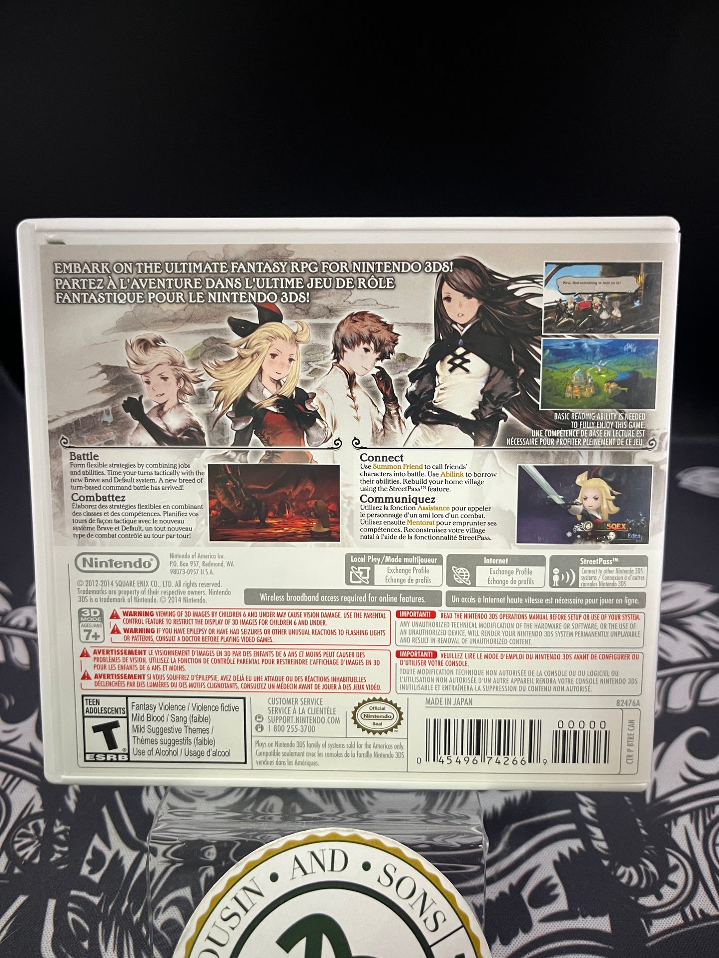 Bravely Default 3DS CIB