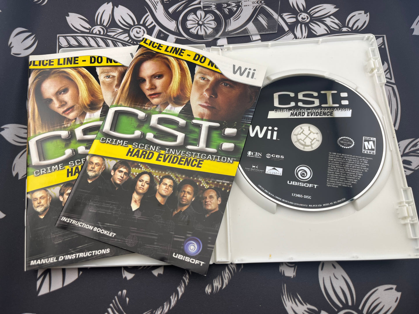 CSI Hard Evidence Wii CIB