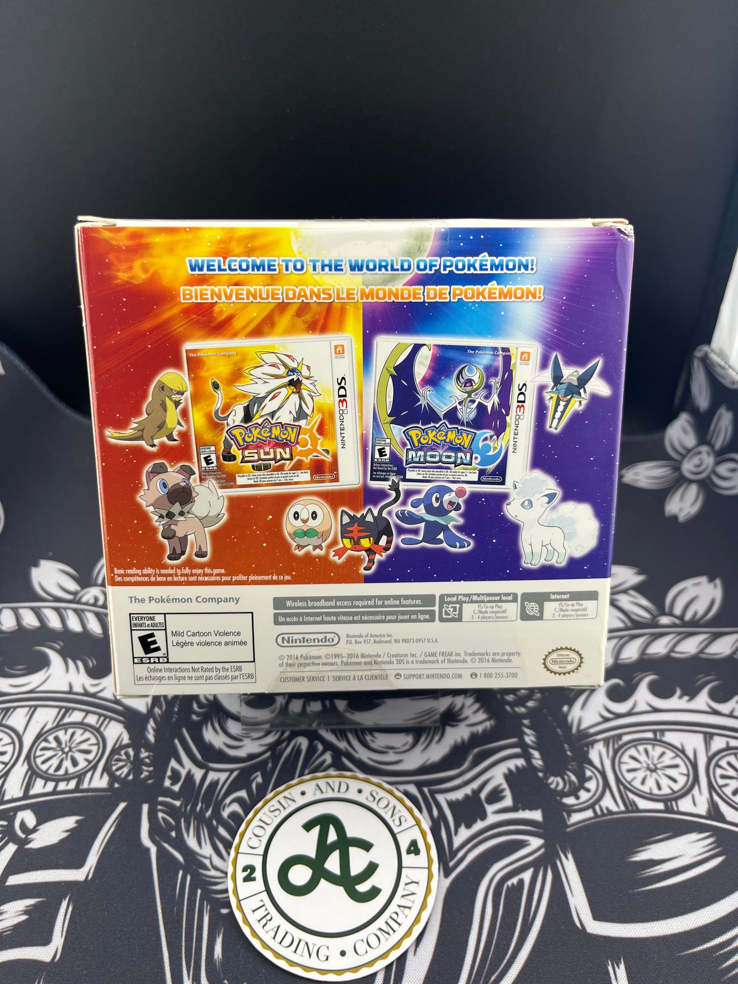 Pokémon Sun and Moon Figure Bonus 3DS Brand New