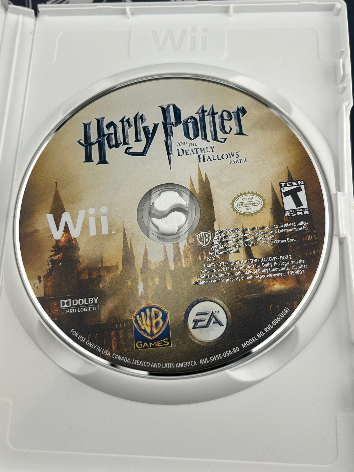 Harry Potter and The Deathly Hallows Part 2 Wii CIB