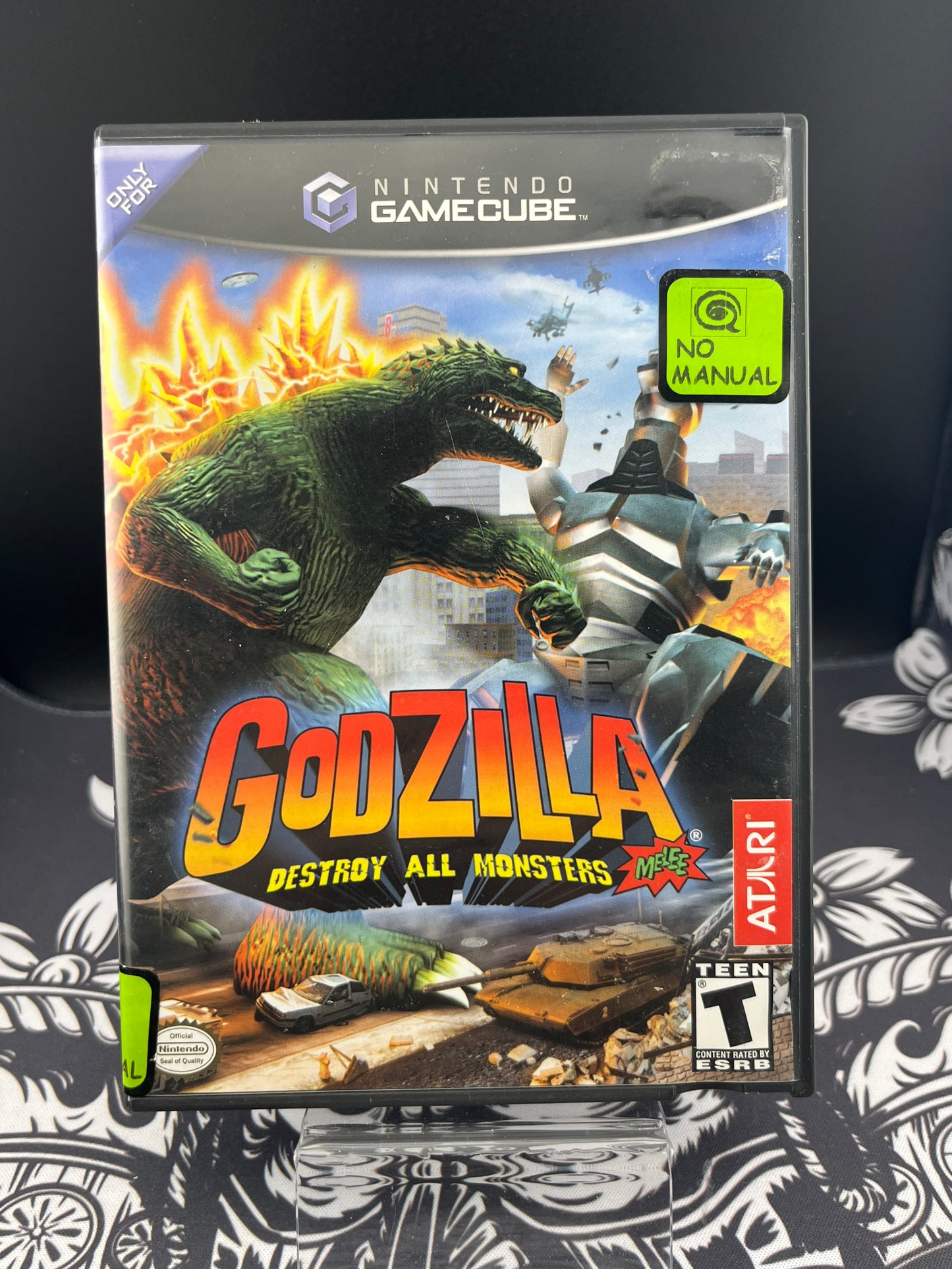 (P) Godzilla Destroy All Monsters Melee GameCube GC No Manual
