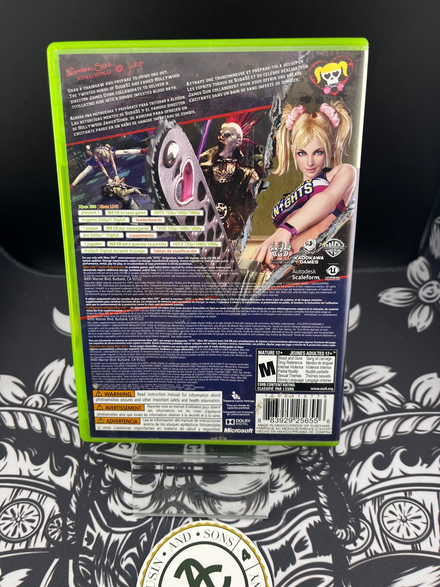 Lollipop Chainsaw Xbox 360 CIB
