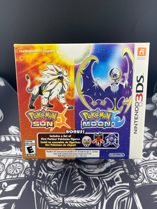 Pokémon Sun and Moon Figure Bonus 3DS Brand New