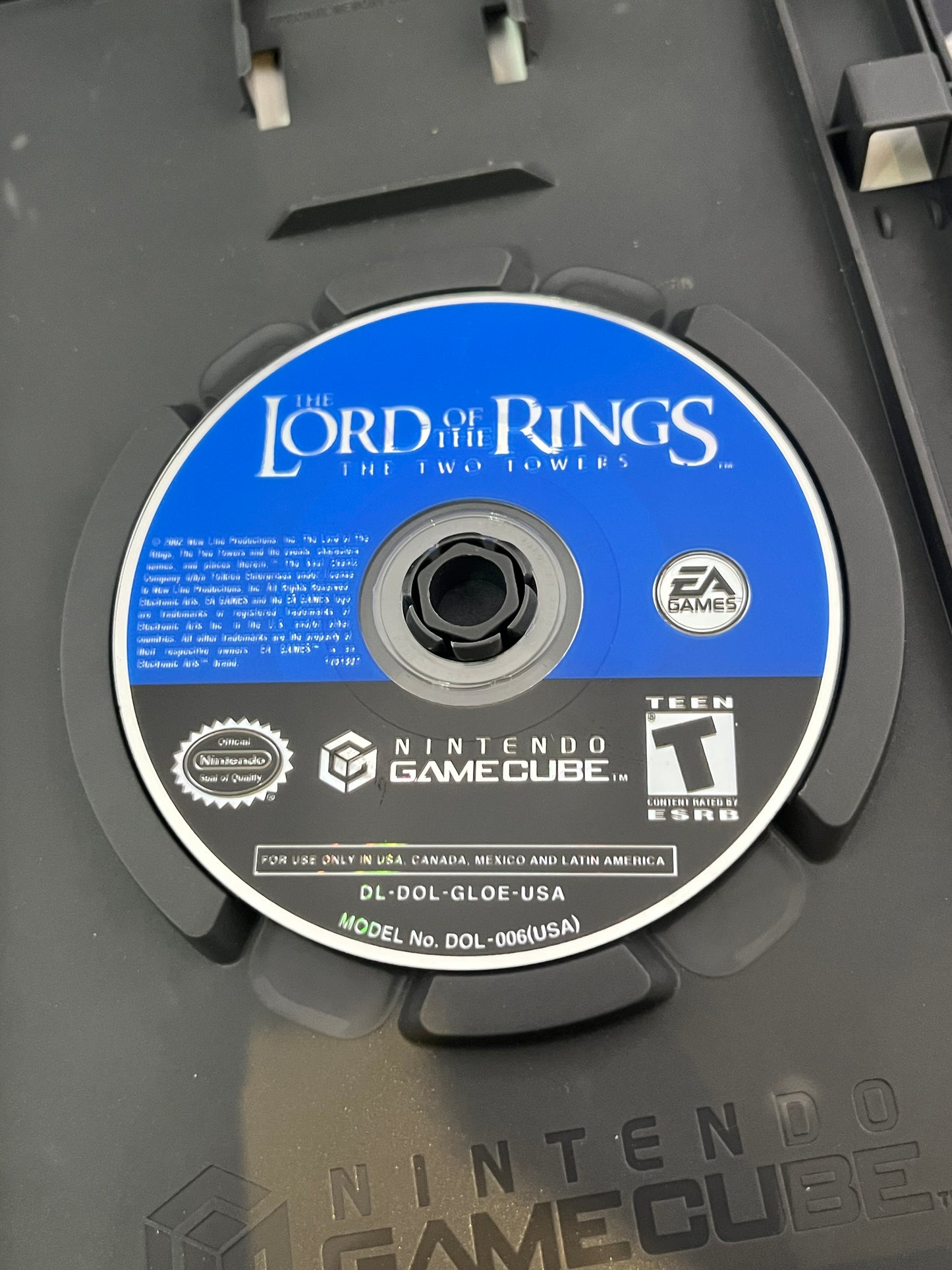 The Lord of the Rings The Two Towers GameCube CIB