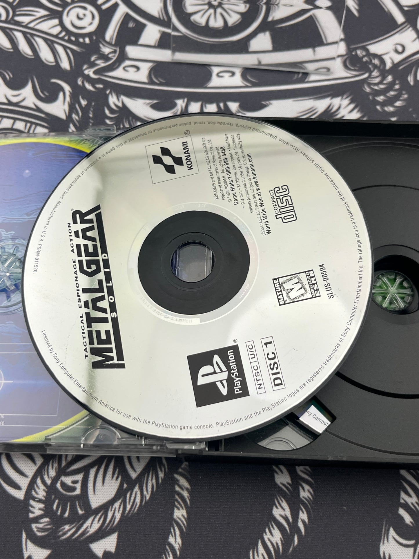 Metal Gear Solid Greatest Hits PS1 No Manual