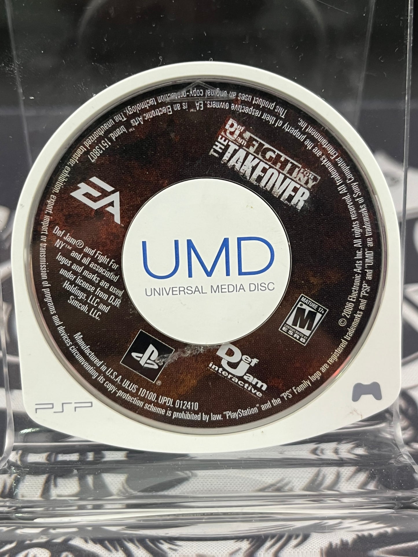 Def Jam Fight for NY the Take Over PSP Loose