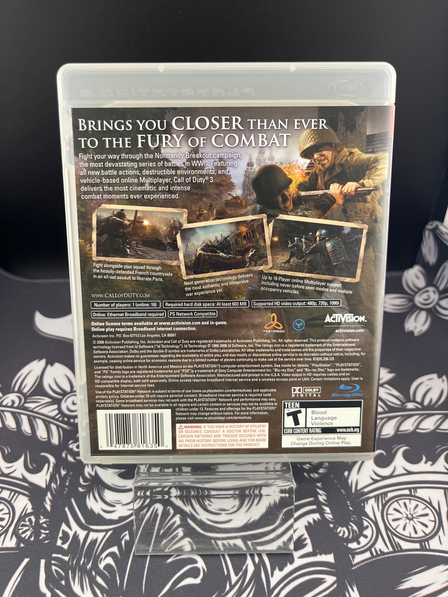 Call of Duty 3 PS3 CIB