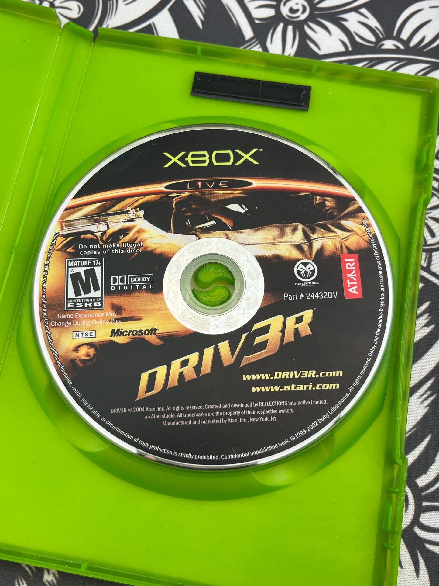 Driver 3 - Driv3r Xbox CIB (No Manual)