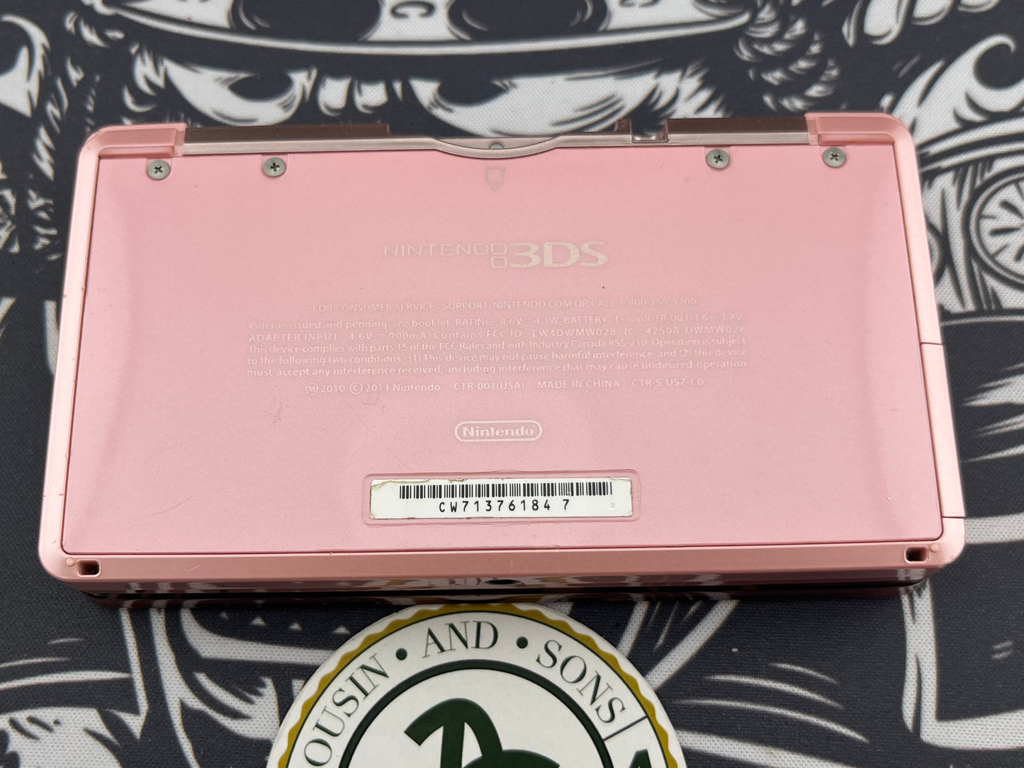 Pink 3DS with 10 Games