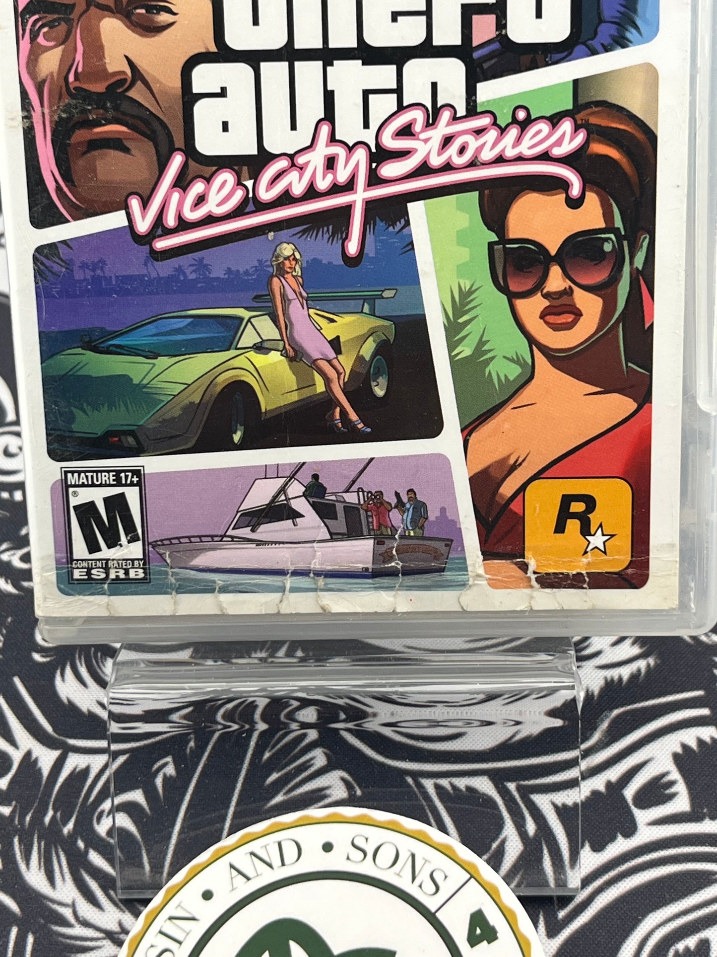 Grand Theft Auto Vice City Stories PSP - No Map - Okay condition CIB
