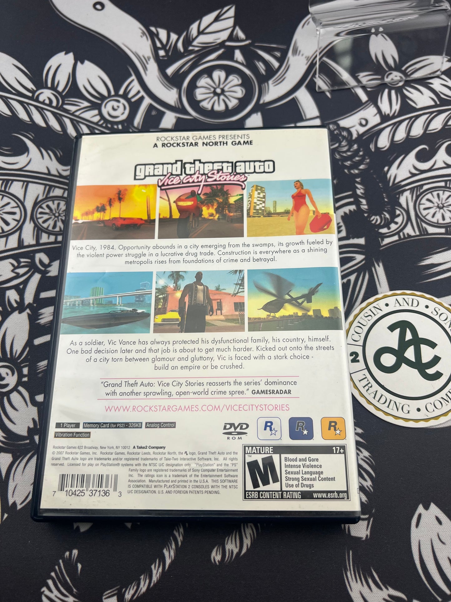 Grand Theft Auto Vice City Stories PS2 No Manual