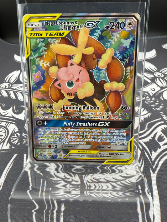 Mega Lopunny & Jigglypuff GX - 226/236 NM