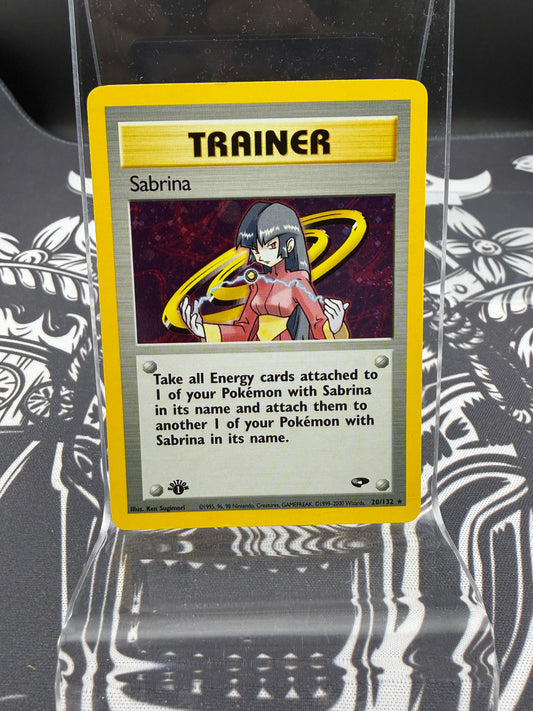 Sabrina- 1st Edition Gym Challenger 20/132 NM
